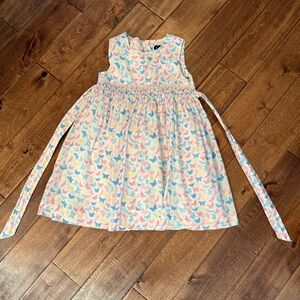 Question Everything Butterfly Print Kids Dress